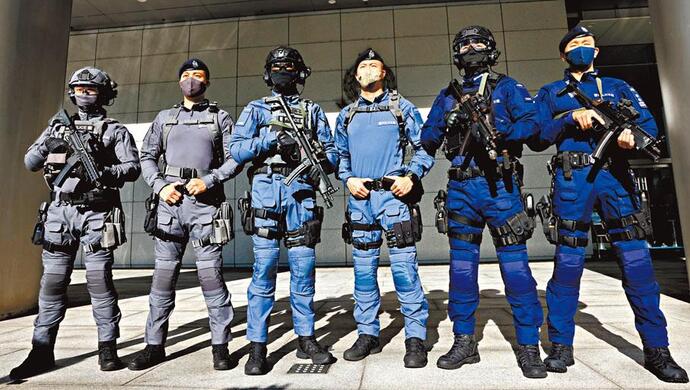 2022港警反恐部队装备啥样子