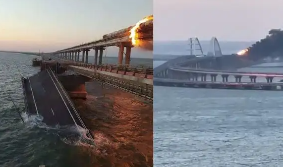 克里米亚大桥爆炸损失造成5亿卢布(约合人民币5796万元)左右