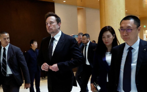 商务部部长王文涛与马斯克会