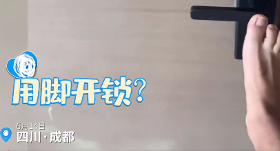 指纹锁用脚也能开(租房一年也没发现指纹锁有问题)